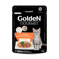 [Leve6Pague5] Rao mida Golden Gourmet Gatos Adultos Atum (2,49 un)